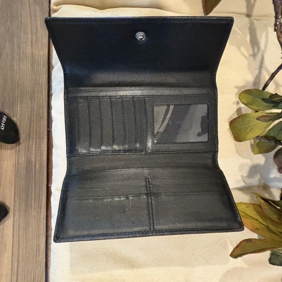 Coach Signatures Trifold Legacy Slim Wallet - Picture 2 of 5